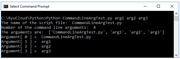 Python Command-Line Arguments – Real Python